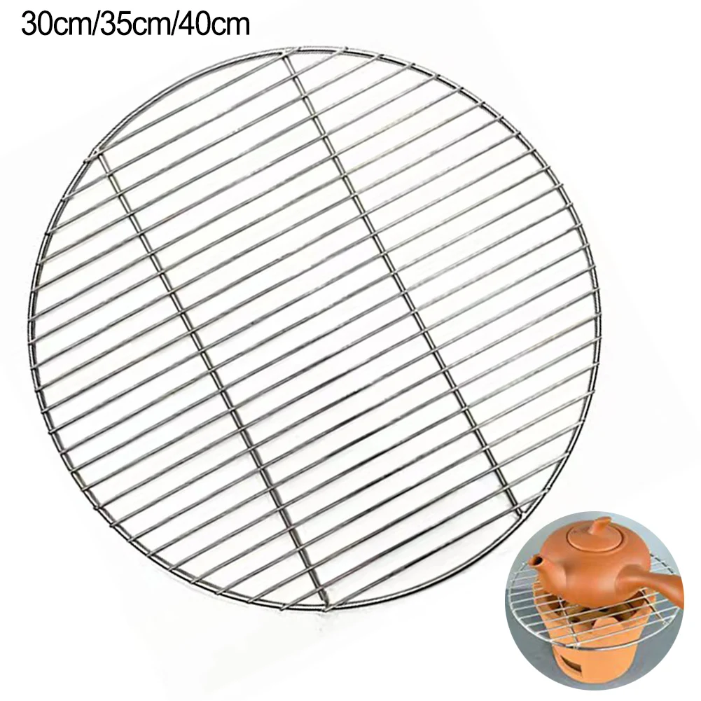 Cooling Rack Wire - สแตนเลสรอบบาร์บีคิวสุทธิย่างบาร์บีคิวตาข่าย Cooling Rack Steam Baking Rack