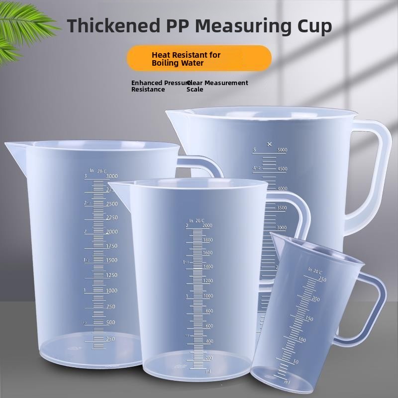 Kitchen Baking Scale - ถ้วยตวงน้ำมันพลาสติก 6 ลิตร ภาชนะใสสำหรับทำอาหารในครัวพร้อมสเกลสำหรับซ่อมรถยนต์และการทำอาหาร