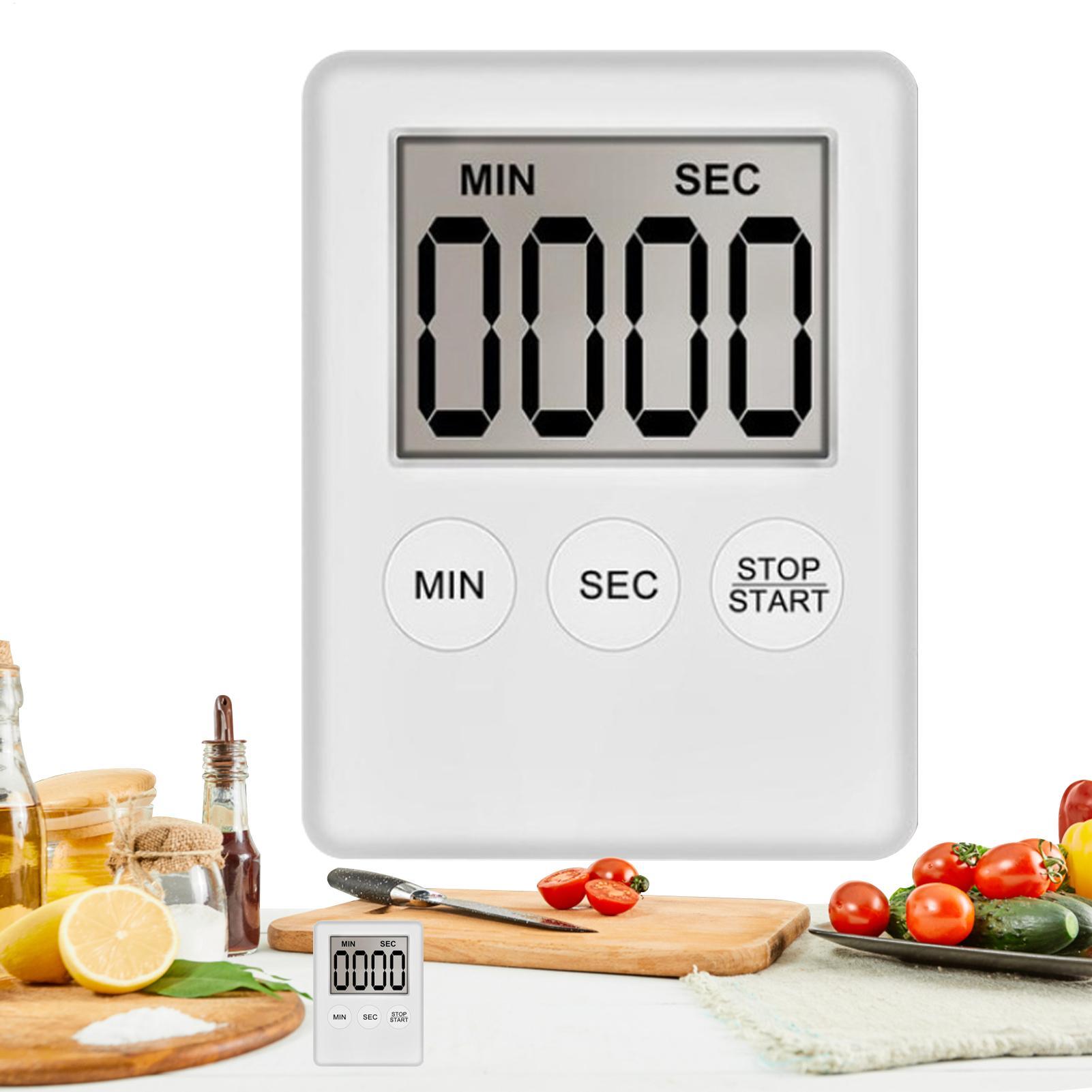 Kitchen Baking Game - ตัวตั้งเวลาทำอาหารแม่เหล็ก 1 ชิ้น จอแสดงผล LED ดิจิตอล