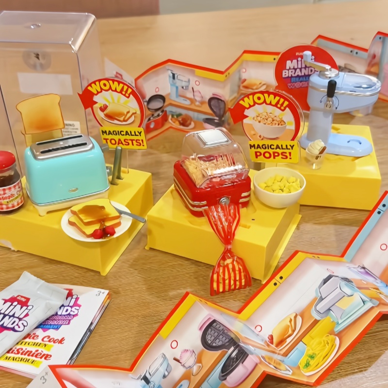 Miniature Baking Kitchen - ชุดของเล่นครัวจิ๋ว Zuru ของแท้ รุ่นใหม่ ชุดทำอาหารเสมือนจริง พร้อมเครื่องทำขนมปัง