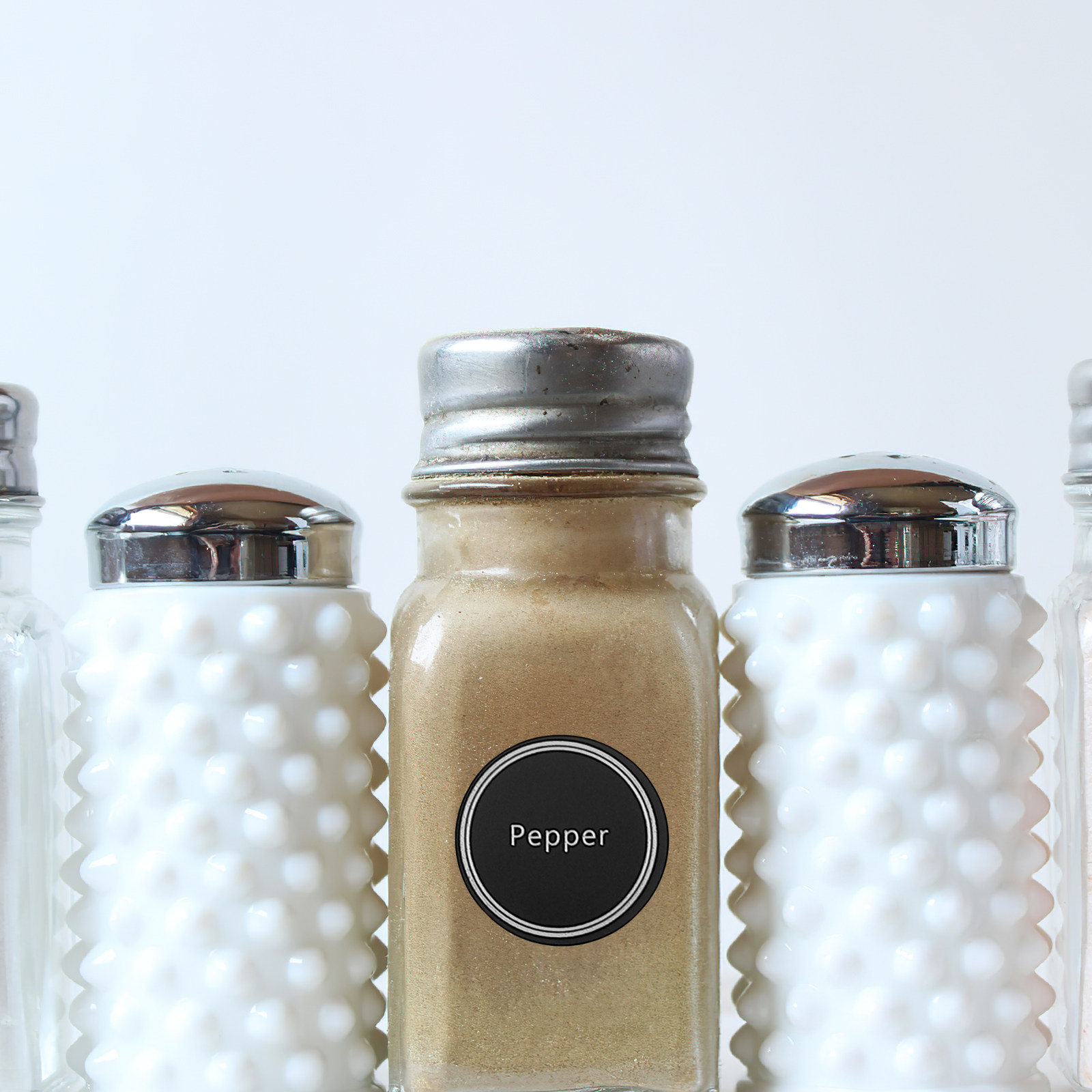 Kitchen Baking Pantry - สติกเกอร์กระดานดำ 13 แผ่น สำหรับติดขวดเครื่องเทศ กระปุกน้ำผึ้ง ภาชนะเตรียมอาหาร