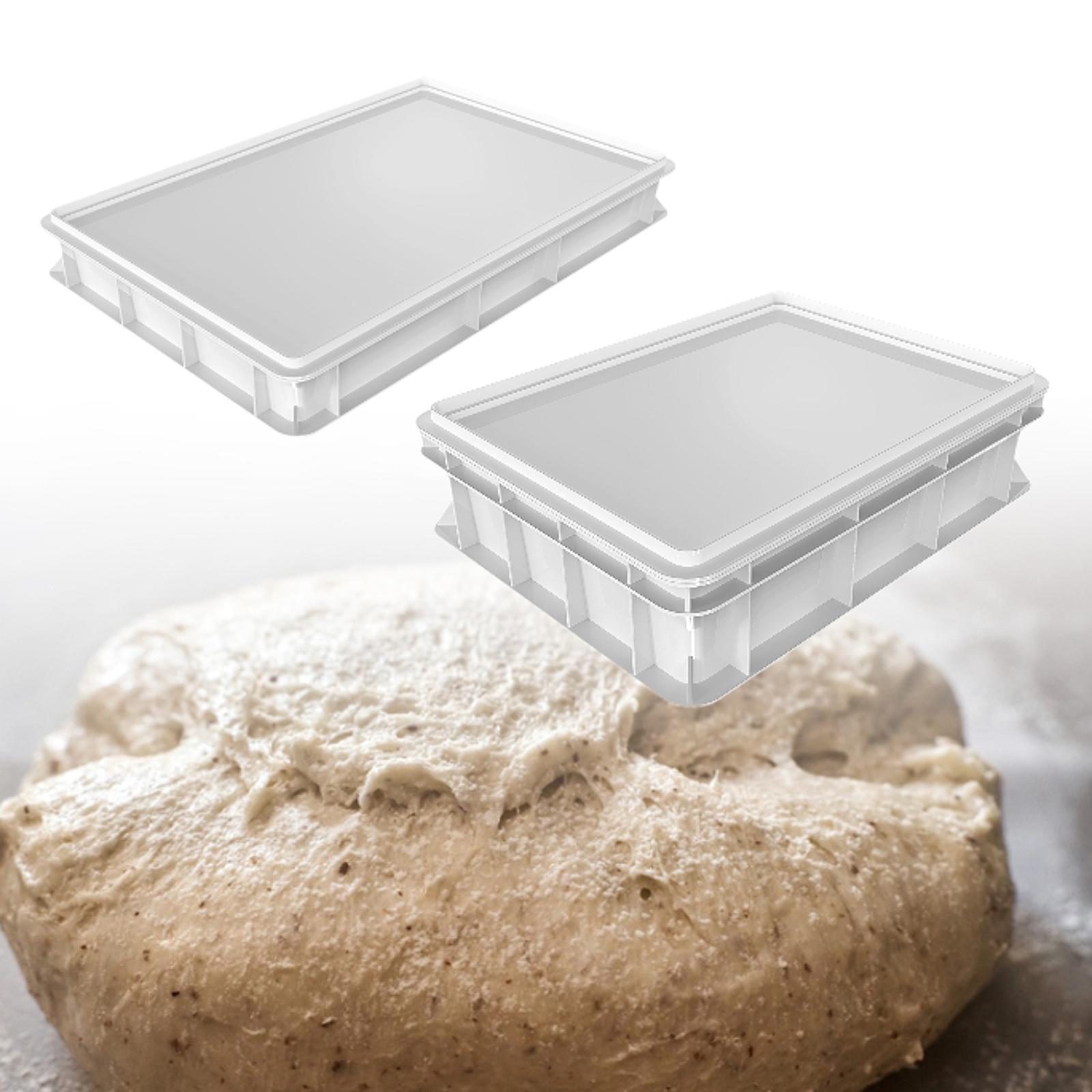 Kitchen Baking Pantry - Dough Proofing กล่องแป้งพิซซ่าถาดแป้งขนาดใหญ่ความจุมัลติฟังก์ชั่สําหรับตู้เย็น Pantry ร้านอาหารห้องครัว