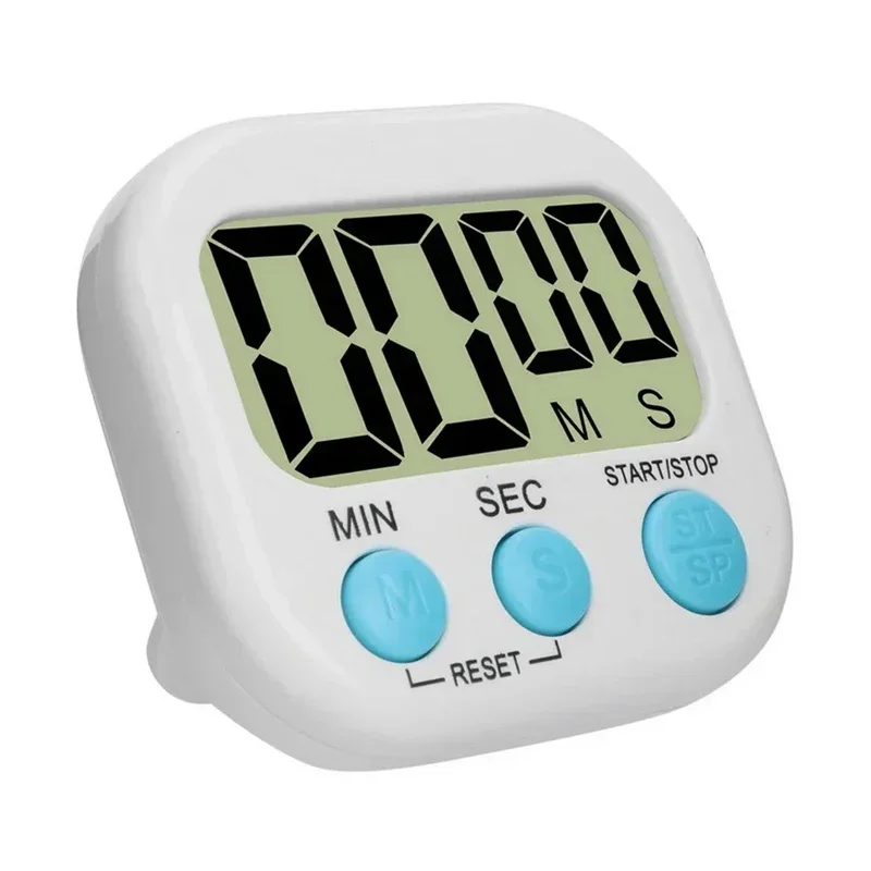 Kitchen Baking Game - มินิดิจิตอลจับเวลาครัวหลักขนาดใหญ่ Loud ALARM Magnetic Backing Stand