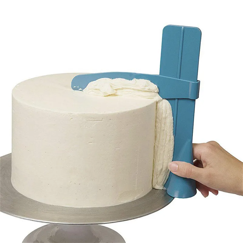 Fondant Smoother Set - ที่ปาดเค้กไม้พายฟองดองปรับได้สะดวกขอบเค้กอุปกรณ์ทำขนมแบบ DIY สำหรับตกแต่งบนโต๊ะอาหารเครื่องมือทำเค้กในครัว