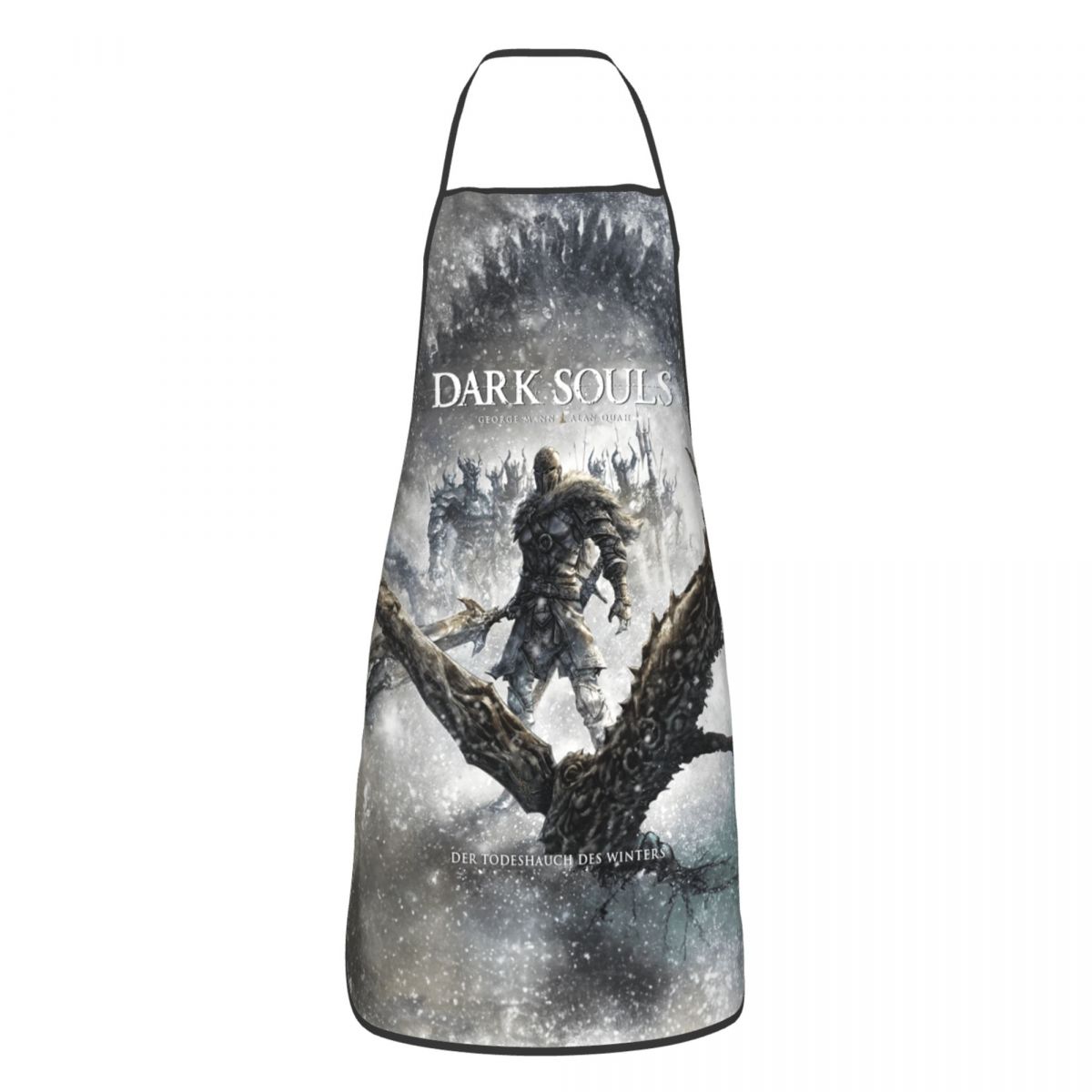 Kitchen Baking Game - ผ้ากันเปื้อนทำอาหาร ยูนิเซ็กซ์ ลายเกม Dark Souls สำหรับเชฟ