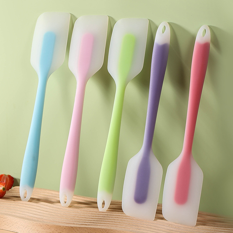 Pastry Brush Silicone - ที่ขูดเค้กซิลิโคน โปร่งแสง ไม่ติดกระทะ ไม้พายสำหรับครีมเค้ก อุปกรณ์ทำขนม อุปกรณ์ขูดแป้ง