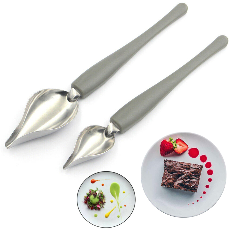 Kitchen Baking Drawing - อุปกรณ์ครัว, ร้านอาหาร, การจัดจานอาหารตะวันตก, การอบขนม, ของหวาน, ซอสสแตนเลส,