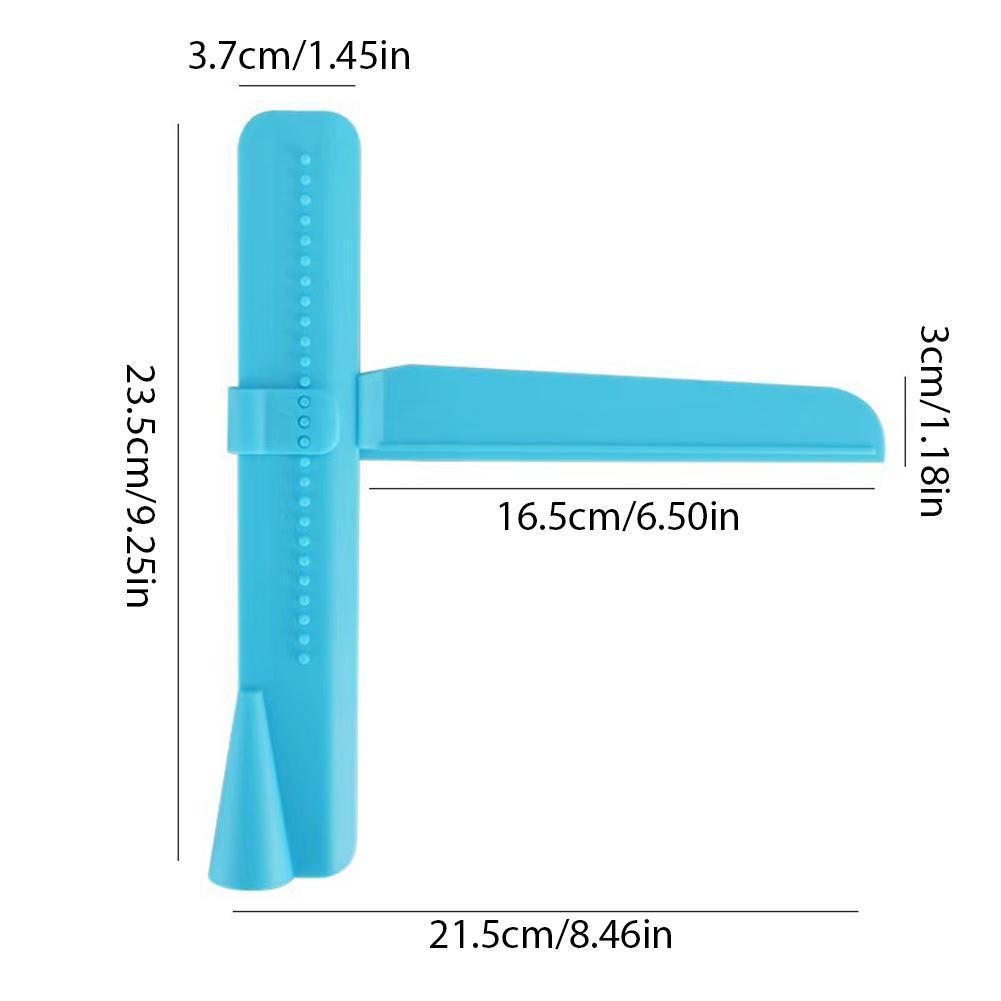 Fondant Smoother Set - เครื่องปาดหน้าเค้ก PP ปรับระดับความสูงได้, ที่ขูดฟองดองพลาสติก, เครื่องมือปาดเรียบสำหรับปรับแต่งขอบ, ที่ขูดพลาสติก