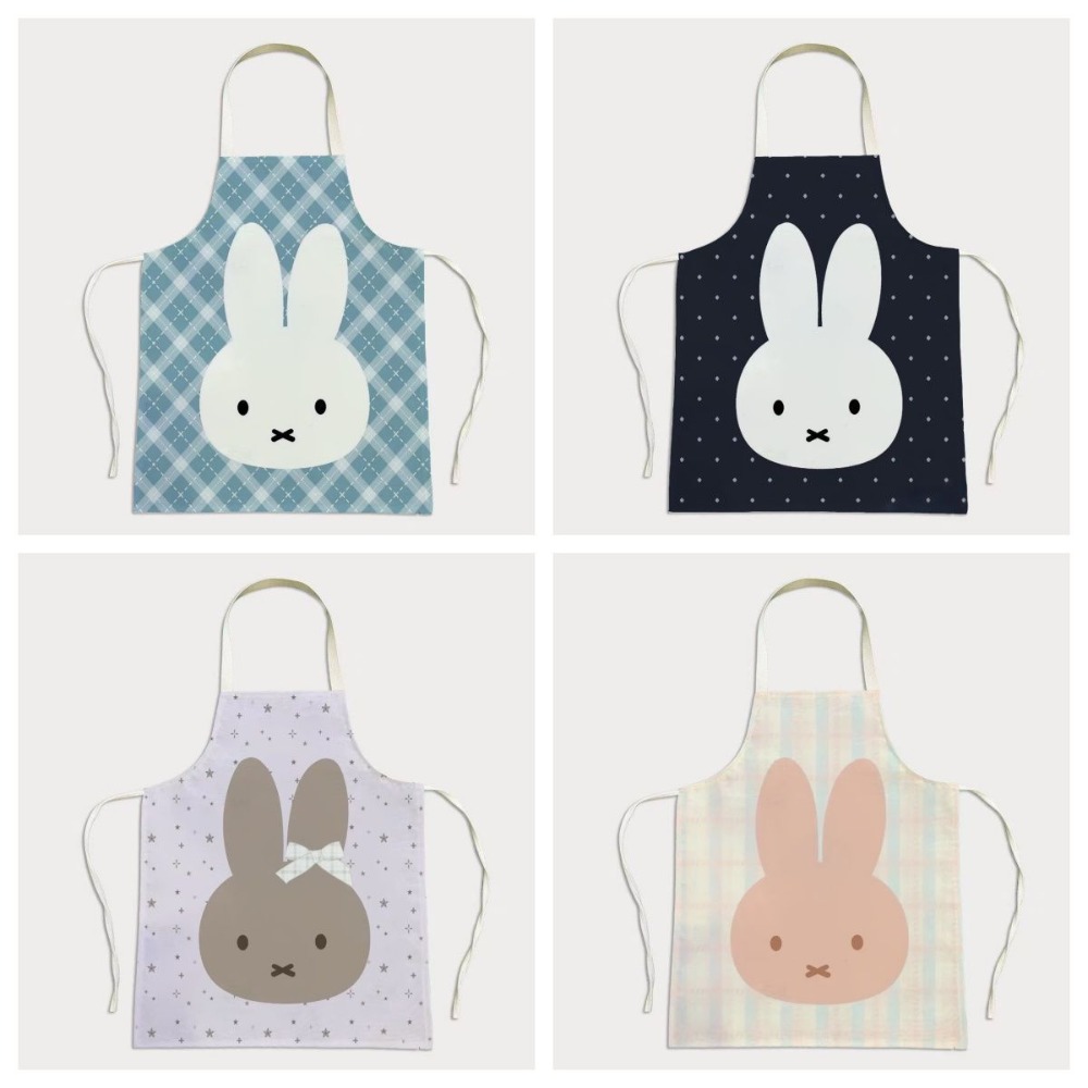 Kitchen Baking Gifts - มิฟฟี่ คาวาอิผ้ากันเปื้อนผ้ากันน้ำสำหรับผู้ใหญ่ในครัวในครัวเรือนการอบและการป้องกันมลพิษจากน้ำมันของขวัญน่ารักของเล่น