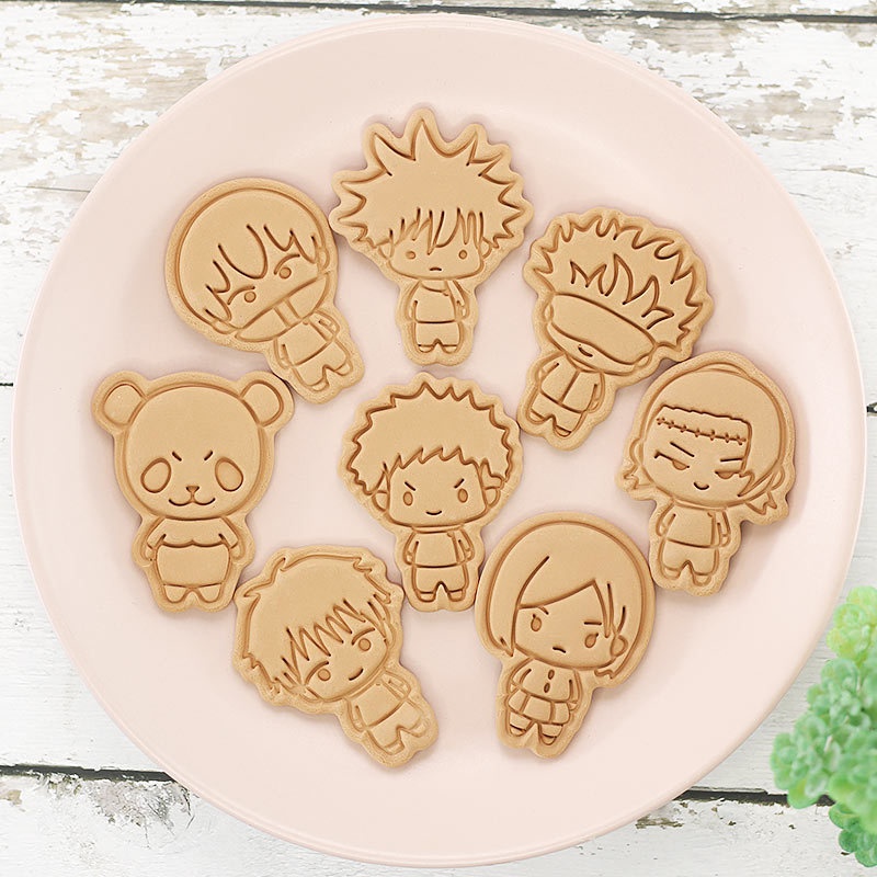 ชุดตัวตัดคุกกี้ลายอนิเมะจูจุตส - Kitchen Baking Gifts บทวิจารณ์และราคา