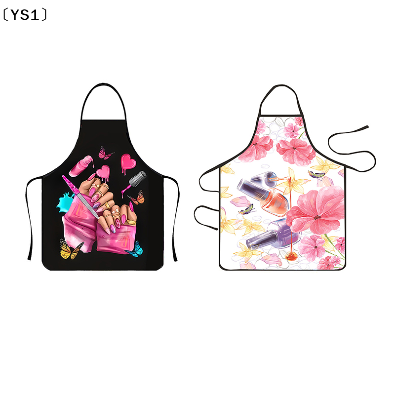 〔YS1〕ผ้ากันเปื้อนสำหรับทำเล็บ  - Kitchen Baking Cooking บทวิจารณ์และราคา