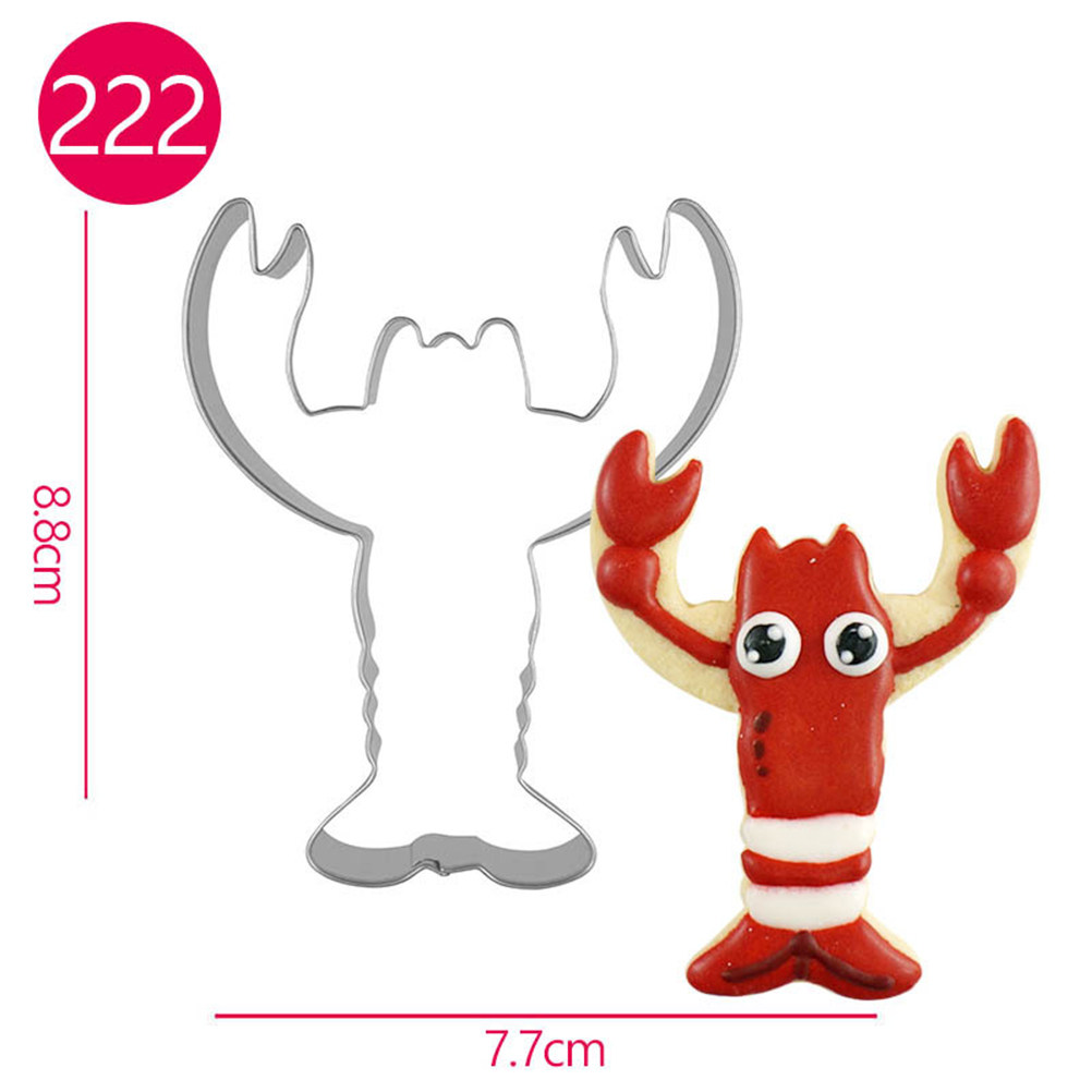 แม่พิมพ์คุกกี้รูปกุ้งก้ามกราม  - Baking Kitchen Design บทวิจารณ์และราคา