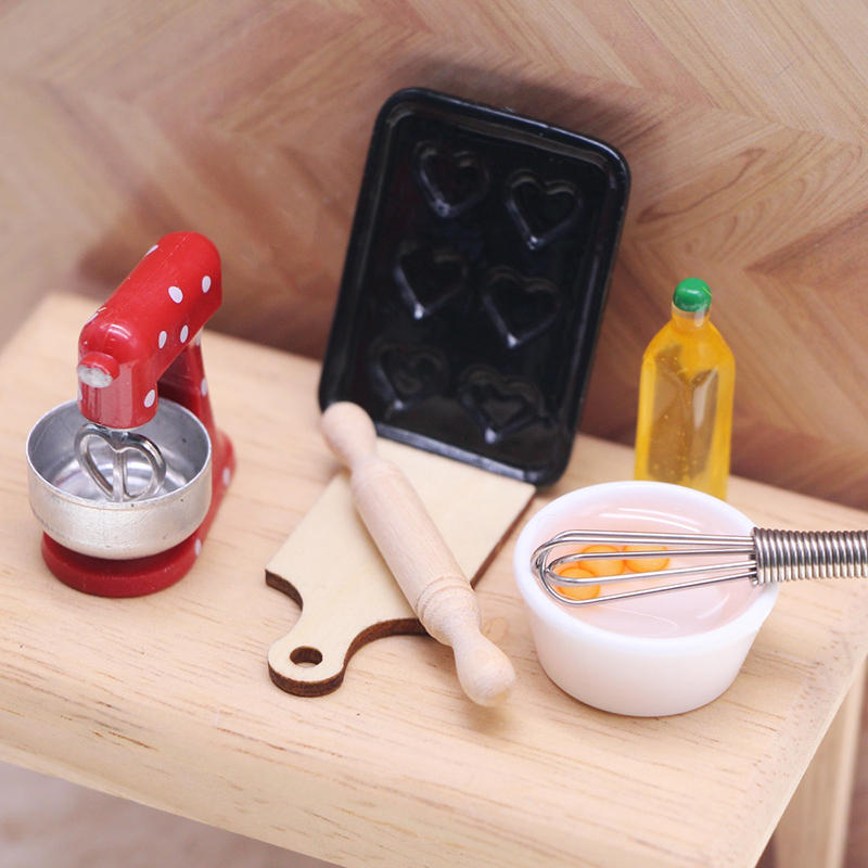 (.) 1:12 DIY บ้านตุ๊กตาจิ๋วอุป - Miniature Baking Kitchen บทวิจารณ์และราคา