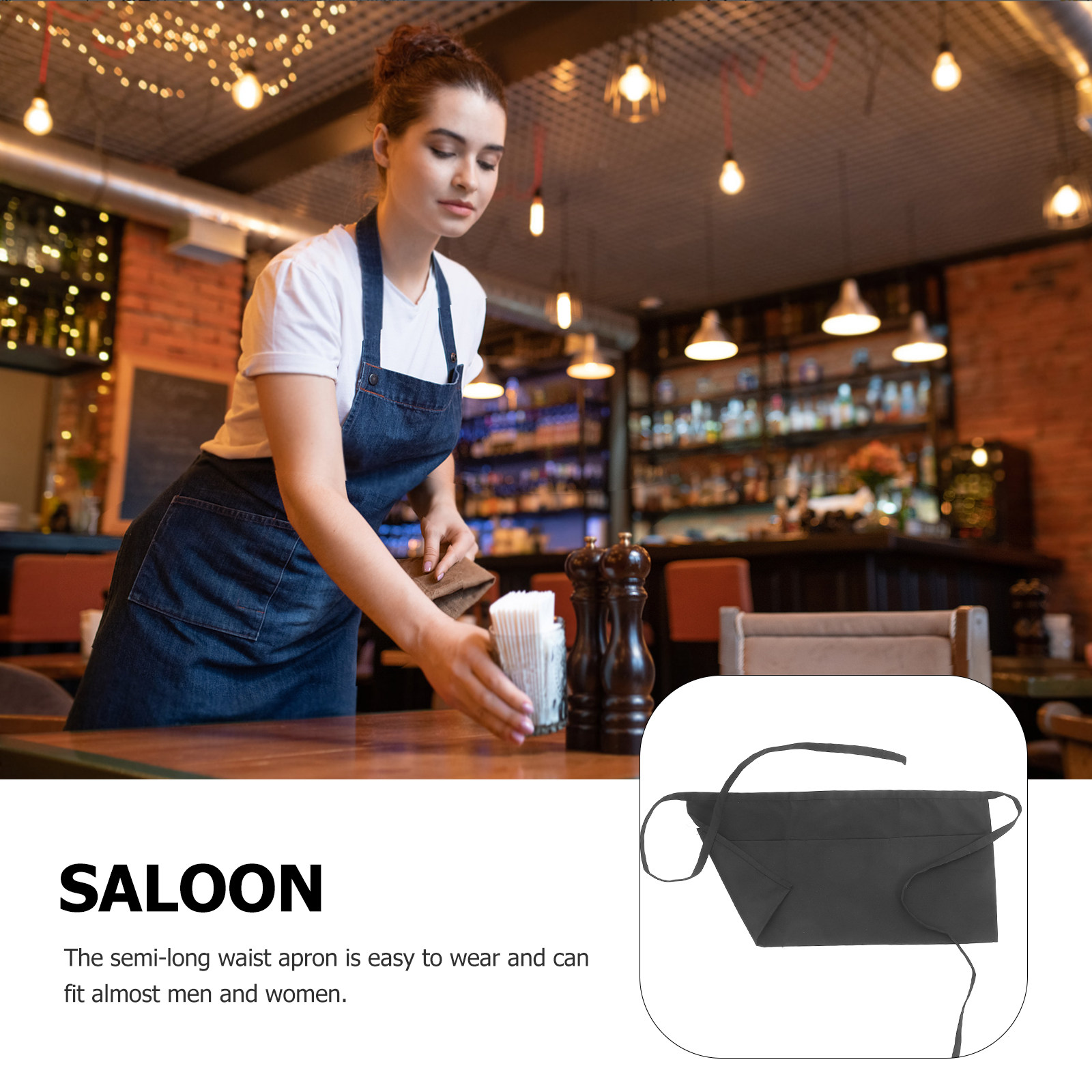 ผ้ากันเปื้อนเชฟแบบใช้ซ้ำได้ ปร - Baking Kitchen Design บทวิจารณ์และราคา