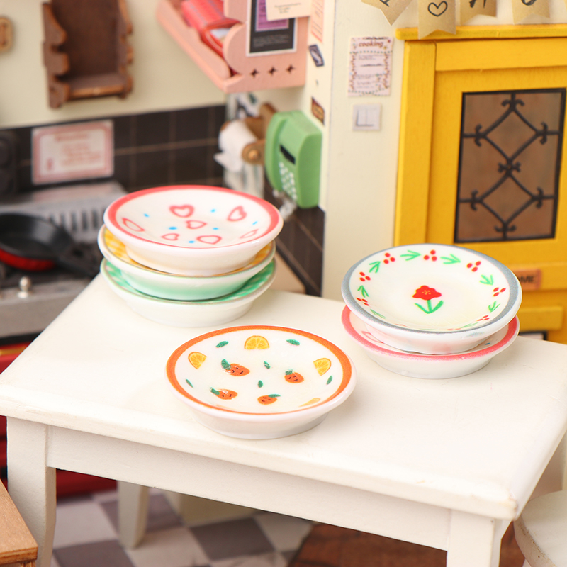จานจิ๋วสำหรับบ้านตุ๊กตา 5 ชิ้น - Miniature Baking Kitchen บทวิจารณ์และราคา