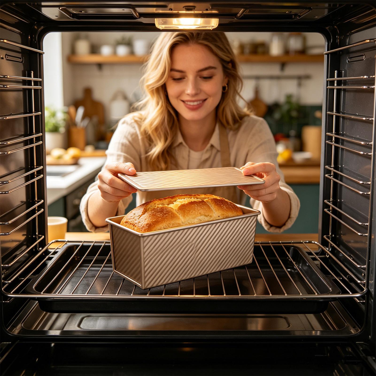ถาดอบขนมปังเหล็กคาร์บอนลูกฟูกเ - Kitchen Baking Tins บทวิจารณ์และราคา