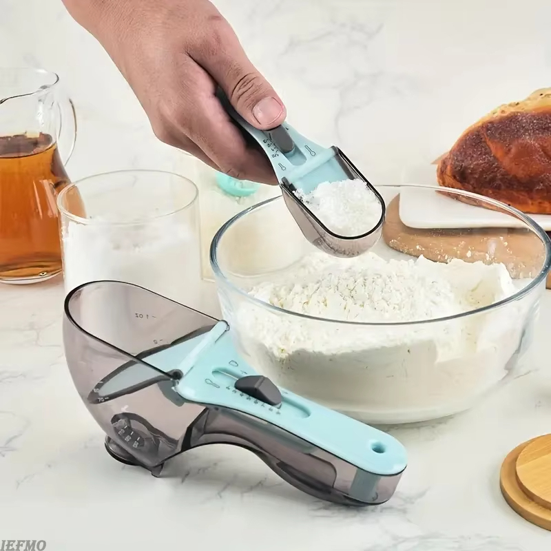 ช้อนตวงปรับได้ ช้อนตวงพลาสติกส - Kitchen Baking Scale บทวิจารณ์และราคา