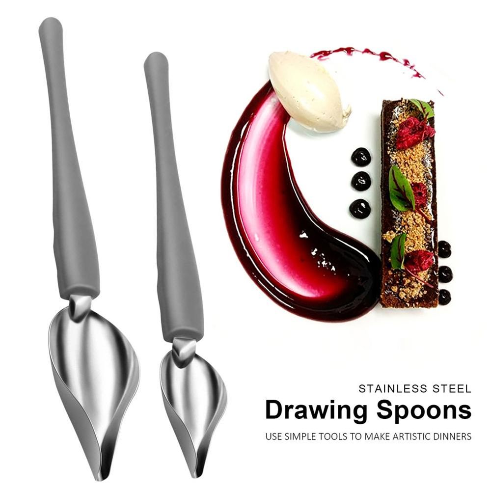 ช้อนเหล็กสำหรับวาดภาพ ช้อนสำหร - Kitchen Baking Drawing บทวิจารณ์และราคา