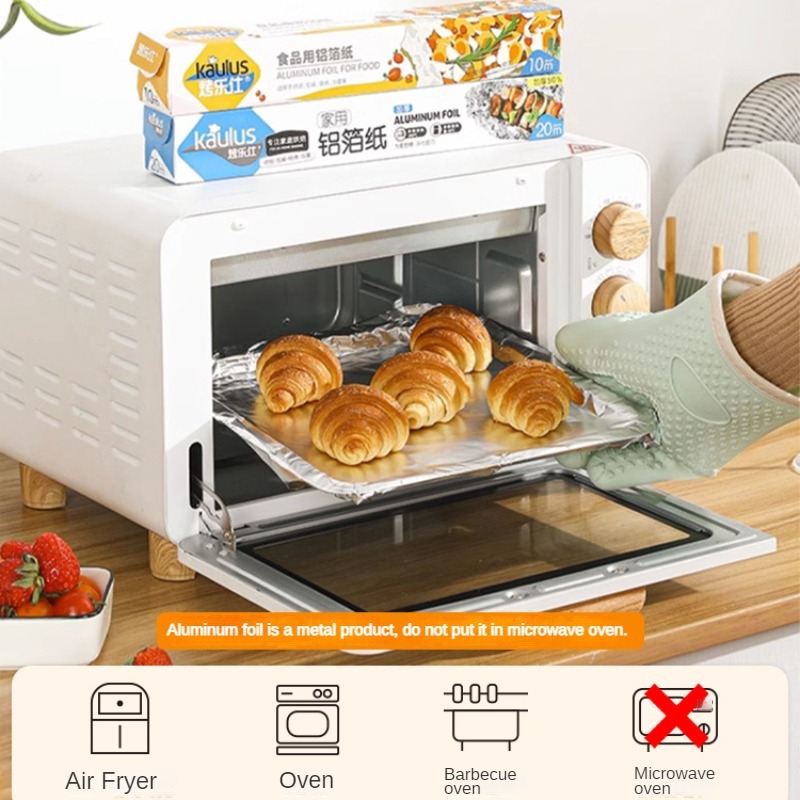 Zackoo 10/20/40M อลูมิเนียมฟอย - Kitchen Baking Tins บทวิจารณ์และราคา