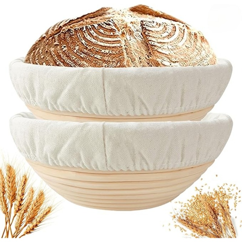 ตะกร้าสำหรับหมักขนมปัง PP ตะกร - Proofing Basket Banneton บทวิจารณ์และราคา