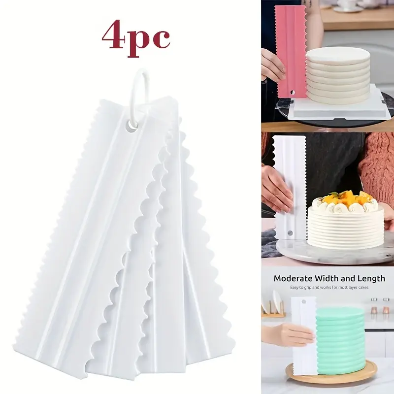 ชุดเครื่องมือปาดเค้ก 4 ชิ้น -  - Fondant Smoother Set บทวิจารณ์และราคา