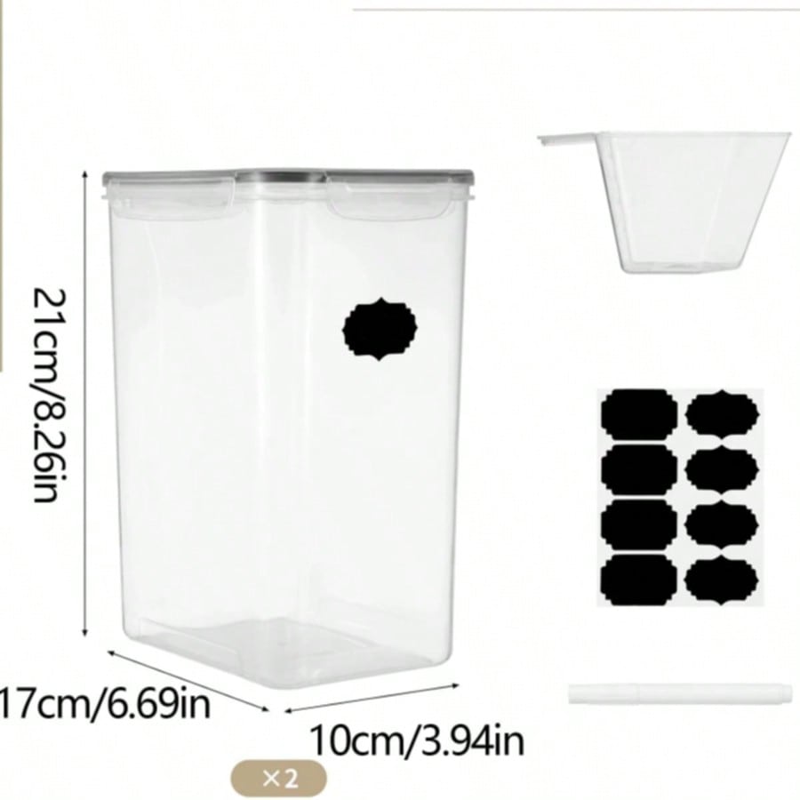 ภาชนะเก็บอาหารขนาดใหญ่พิเศษพร้ - Kitchen Baking Pantry บทวิจารณ์และราคา