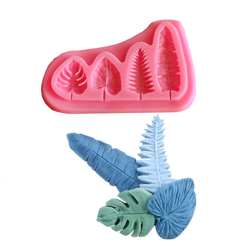ใบปาล์มและใบเต่าแม่พิมพ์ซิลิโค - Kitchen Baking Items บทวิจารณ์และราคา