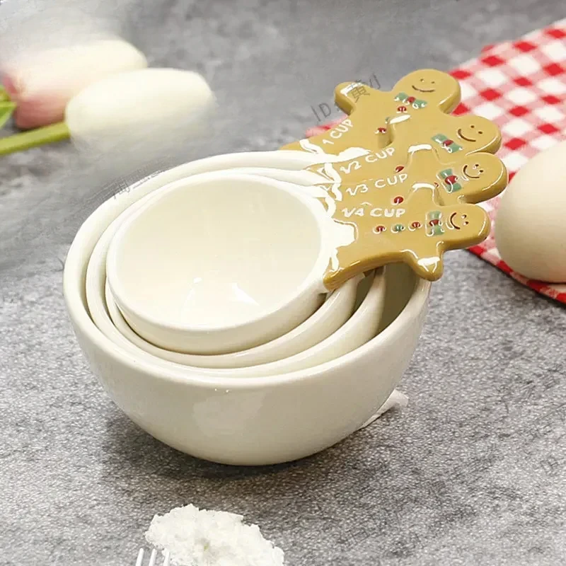 4 ชิ้นคริสต์มาสช้อนวัดชุด 3D ม - Kitchen Baking Gifts บทวิจารณ์และราคา
