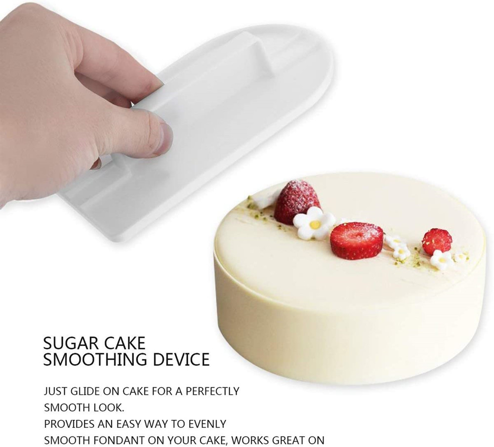 เค้กScraper SmootherปรับFondan - Fondant Smoother Set บทวิจารณ์และราคา