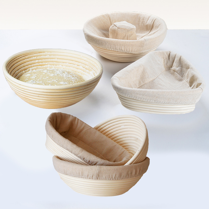 ตะกร้าหวายธรรมชาติสำหรับพักแป้ - Proofing Basket Banneton บทวิจารณ์และราคา