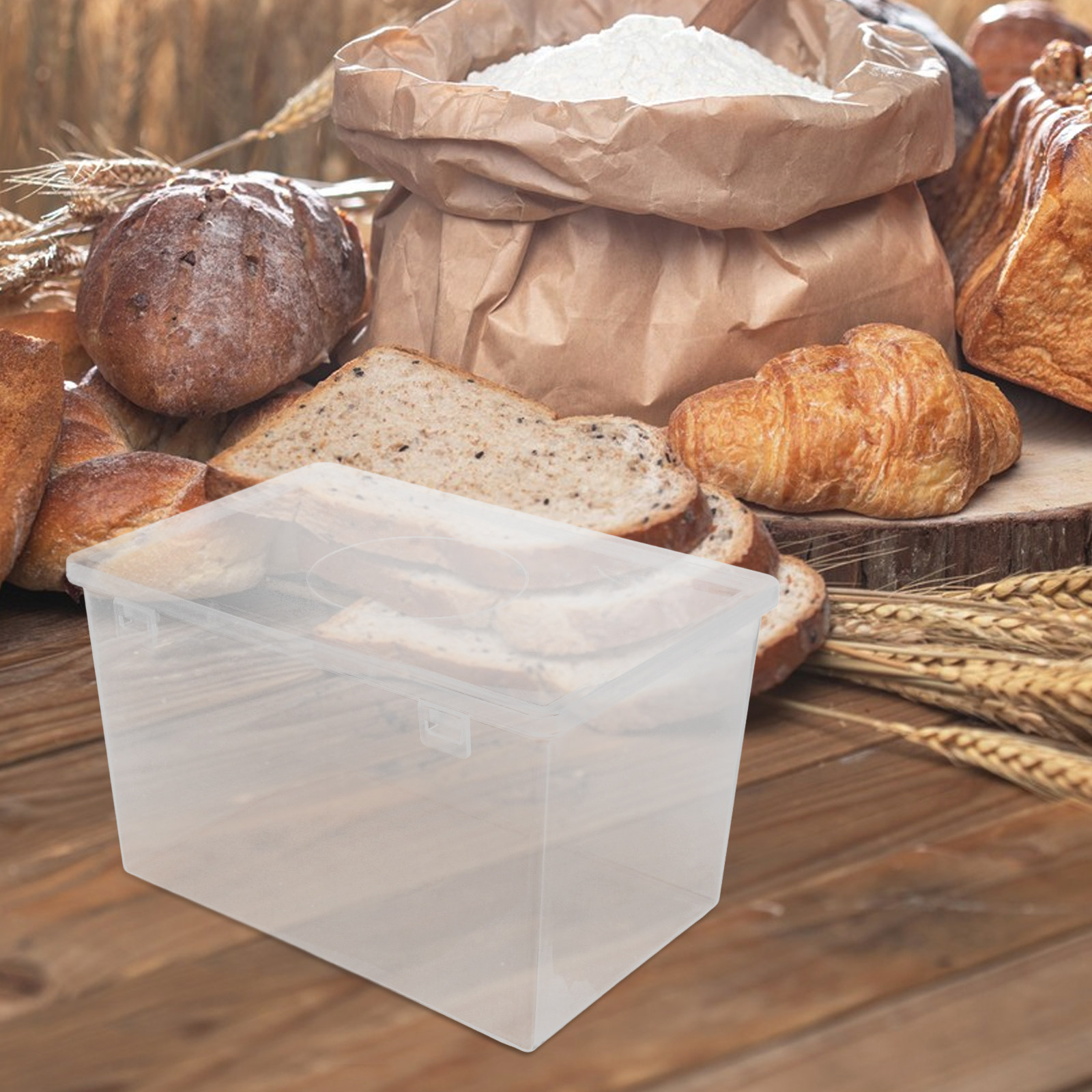 กล่องเก็บขนมปังแบบใส ปิดสนิท ส - Kitchen Baking Pantry บทวิจารณ์และราคา