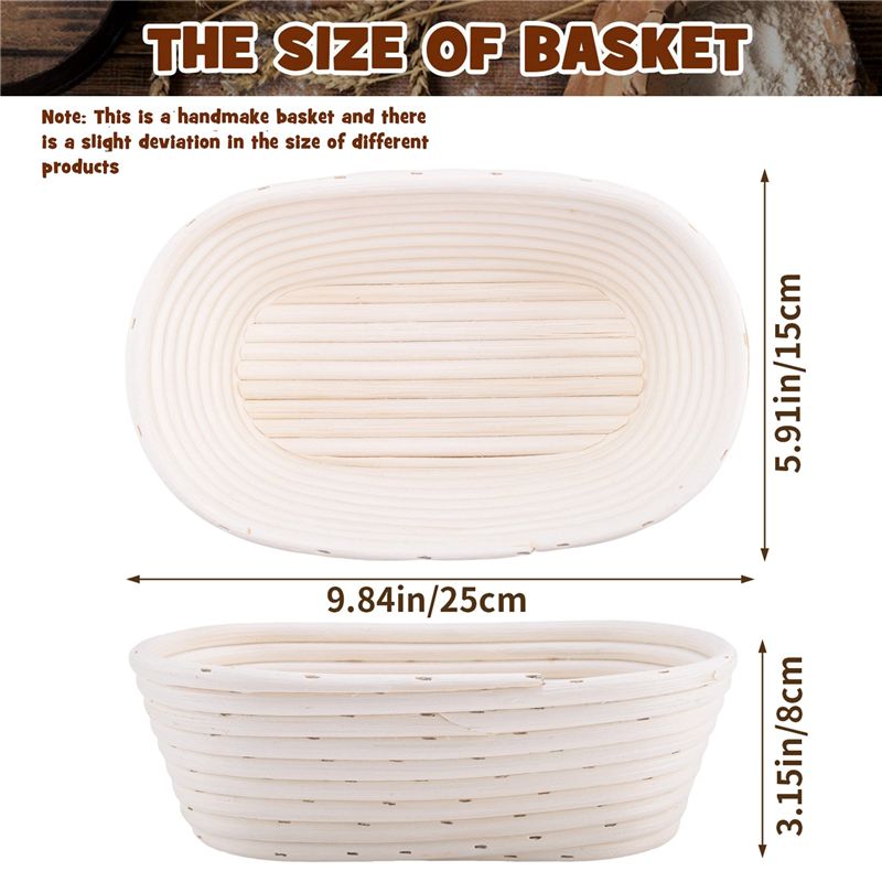 ตะกร้าหวายสำหรับพักแป้งขนมปังร - Proofing Basket Banneton บทวิจารณ์และราคา