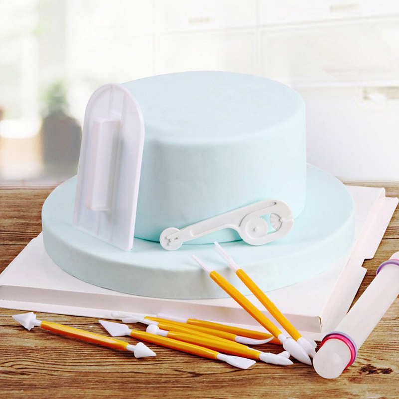 ชุดอุปกรณ์ทำขนม 11 ชิ้น/ชุด ที - Fondant Smoother Set บทวิจารณ์และราคา