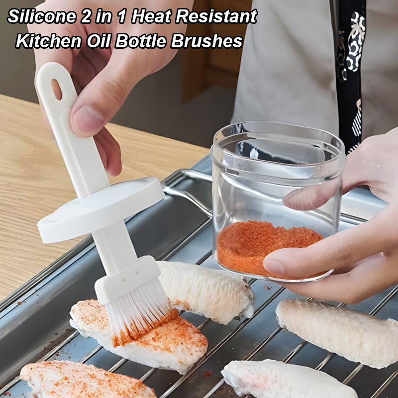 แปรงซิลิโคนทนความร้อน 2 in 1 ส - Pastry Brush Silicone บทวิจารณ์และราคา