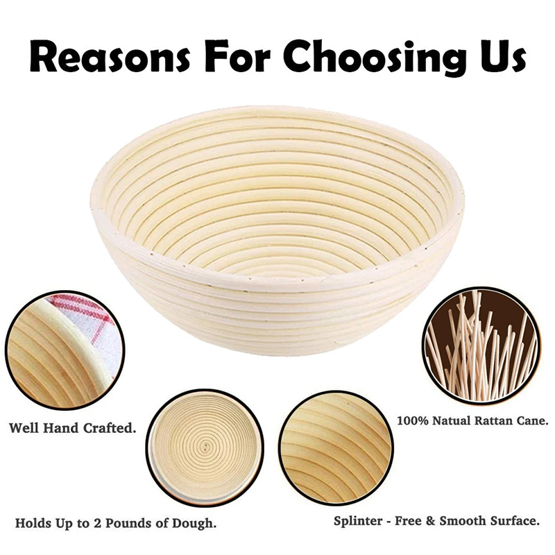 LMETJMA Bread Proofingตะกร้ารอ - Proofing Basket Banneton บทวิจารณ์และราคา