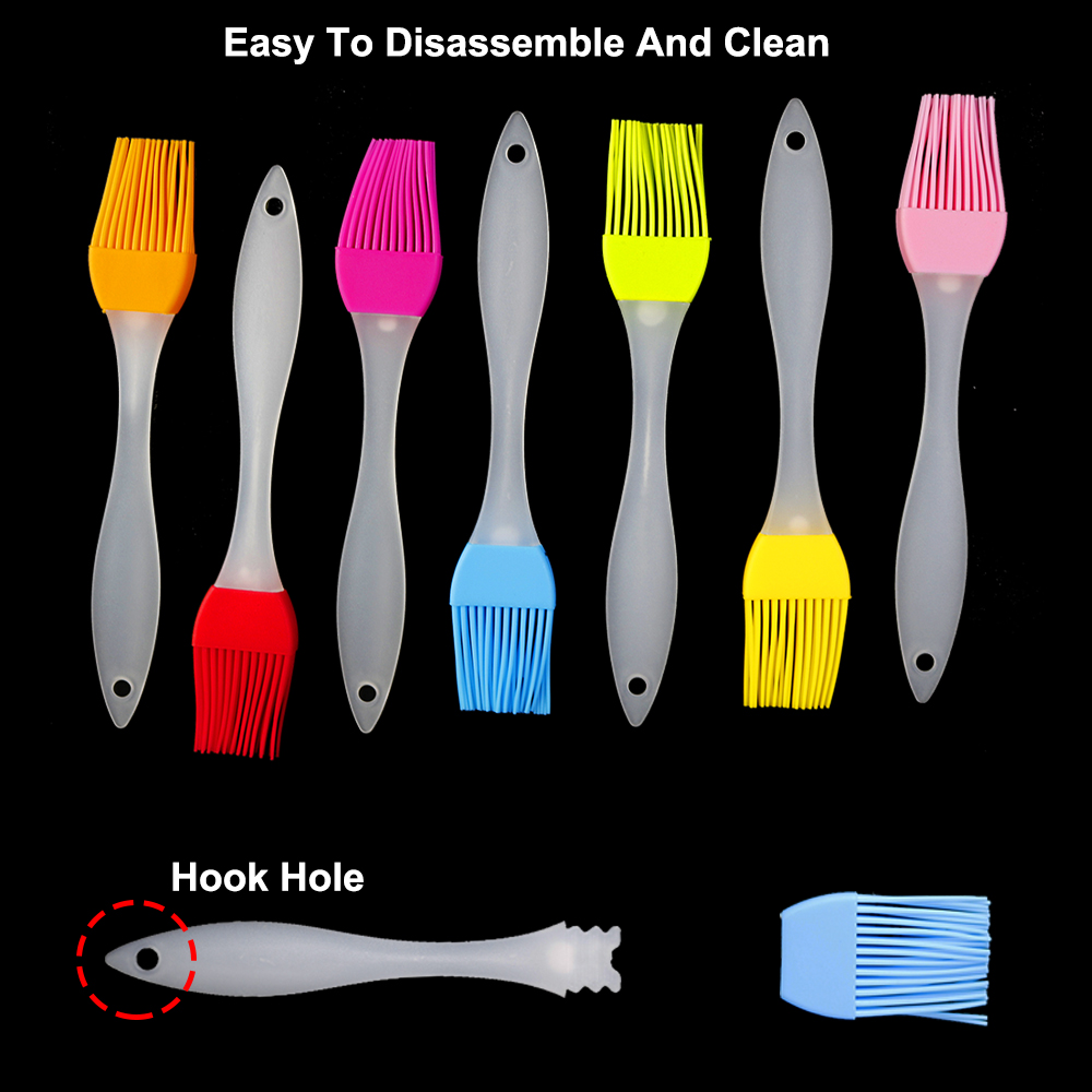 1ชิ้น7สีแปรงซิลิโคนสำหรับอาหาร - Pastry Brush Silicone บทวิจารณ์และราคา