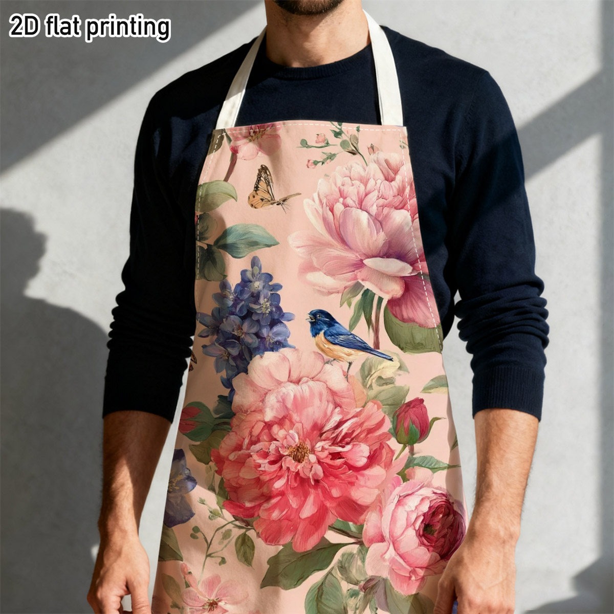 ผ้ากันเปื้อนลายดอกไม้และนกสวยง - Kitchen Baking Area Ideas บทวิจารณ์และราคา