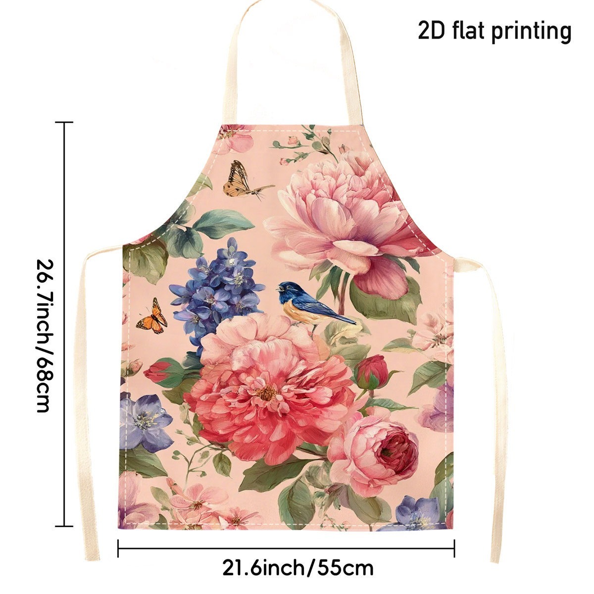 ผ้ากันเปื้อนลายดอกไม้และนกสวยง - Kitchen Baking Area Ideas บทวิจารณ์และราคา