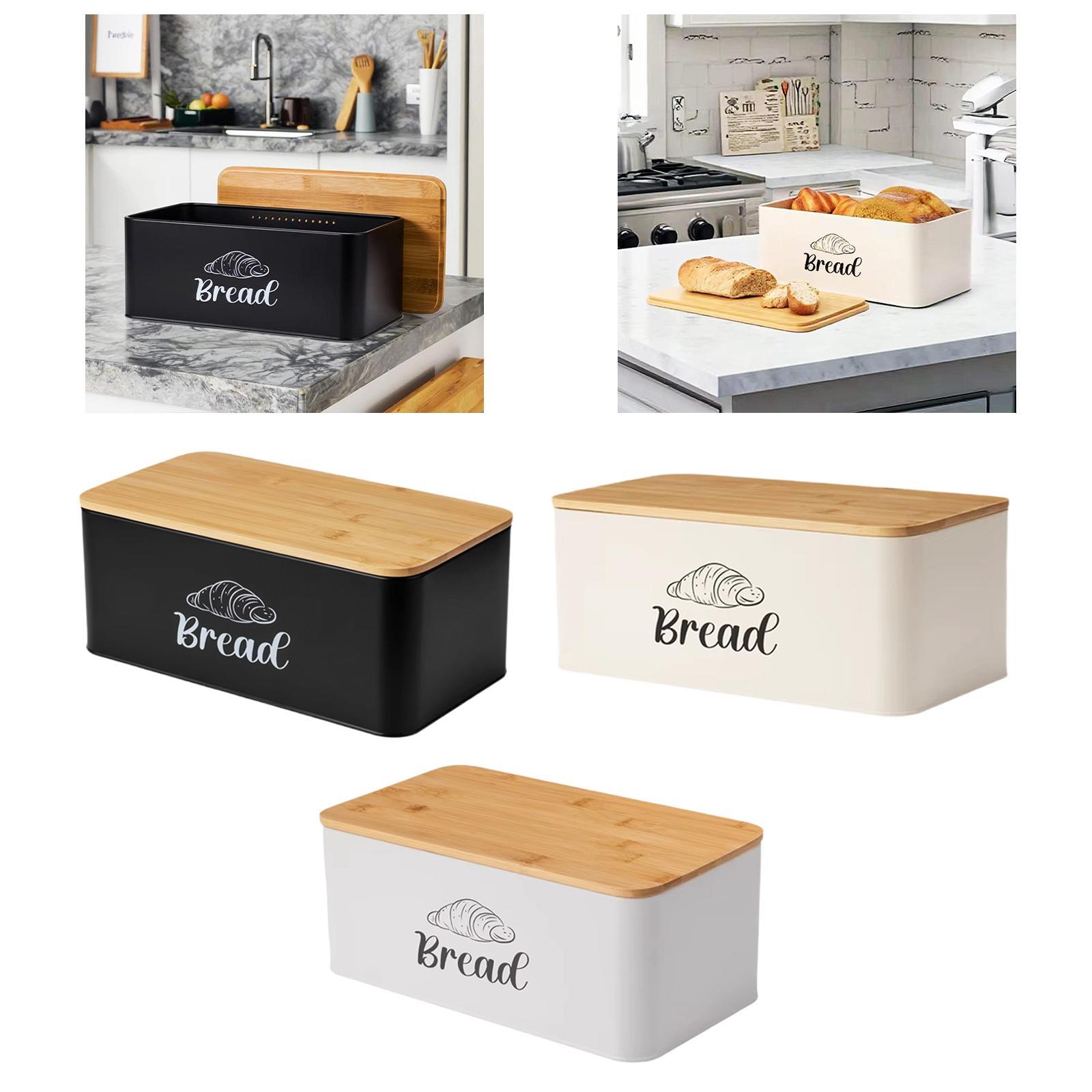 กล่องใส่ขนมปังสำหรับวางบนเคาน์ - Kitchen Baking Pantry บทวิจารณ์และราคา