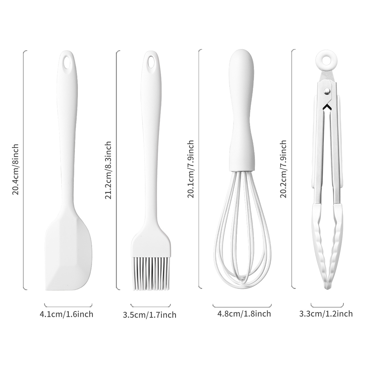 ชุดอุปกรณ์ทำขนมซิลิโคน 4 ชิ้น/ - Pastry Brush Silicone บทวิจารณ์และราคา