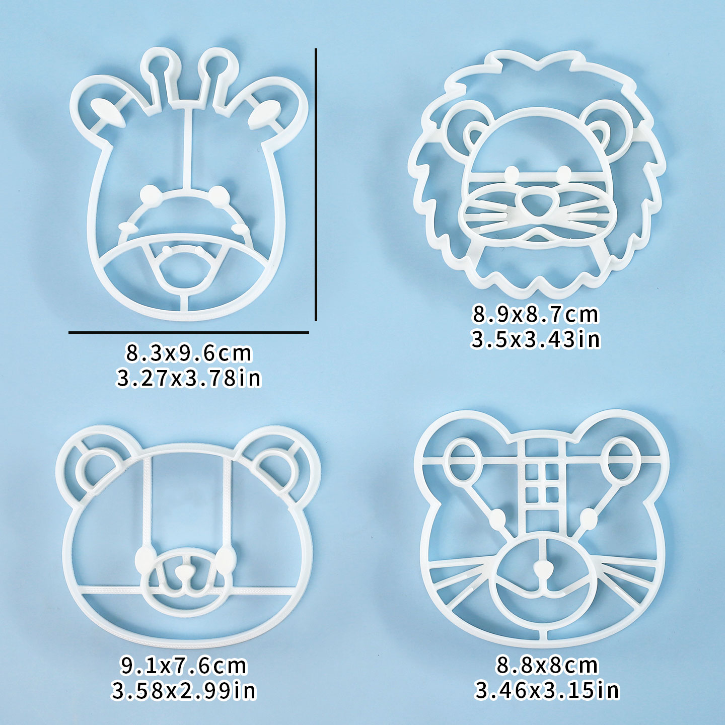 ชุดตัวตัดคุกกี้รูปสัตว์ 4 ชิ้น - Kitchen Baking Items บทวิจารณ์และราคา