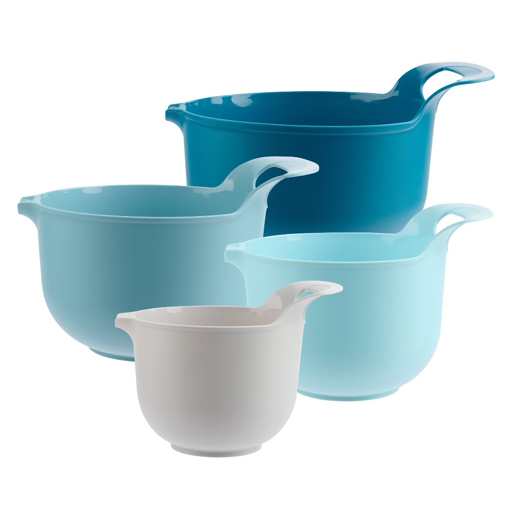 ชุดชามผสมพลาสติกแบบซ้อนได้ 4 ใ - Kitchen Baking Cooking บทวิจารณ์และราคา