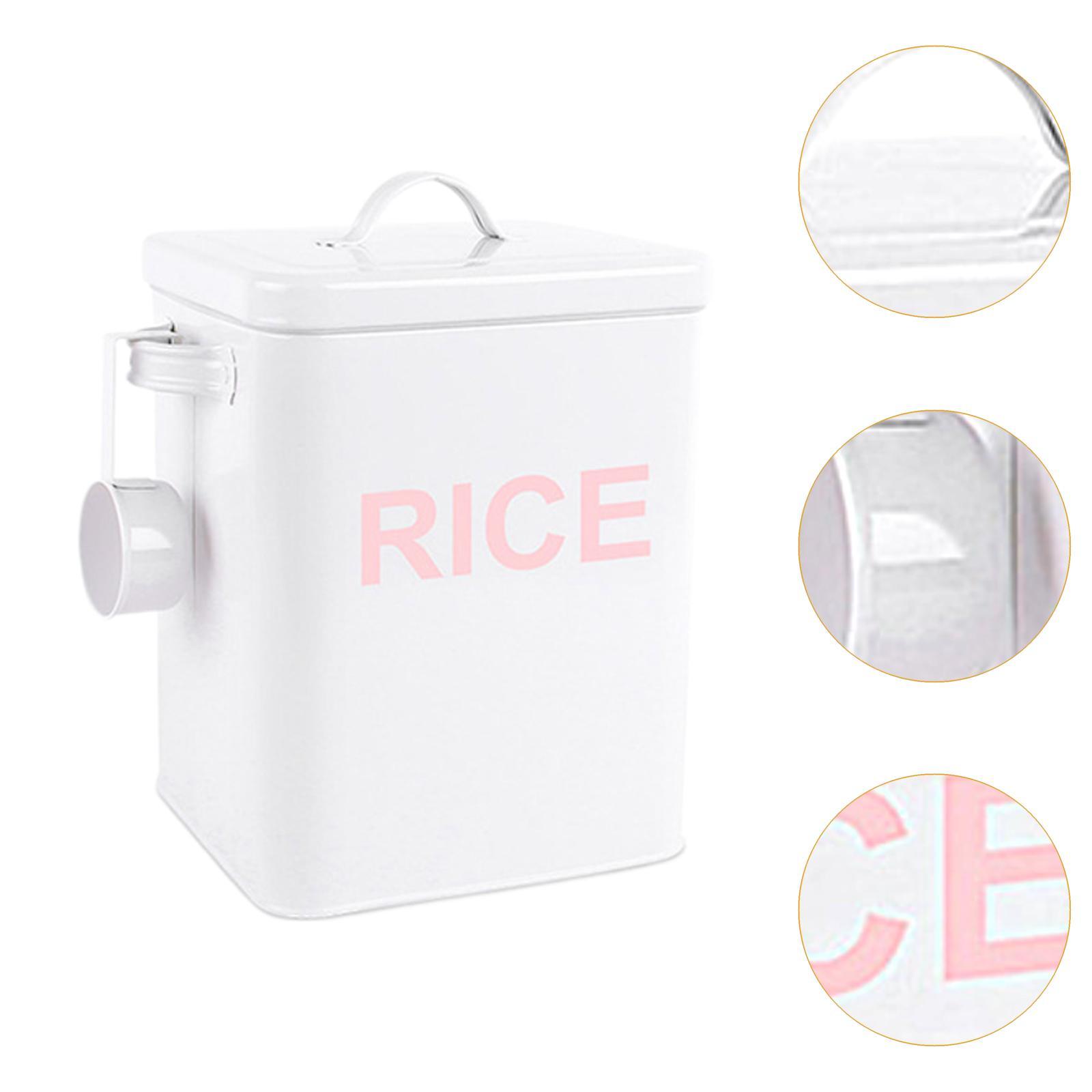 กล่องเก็บข้าวโลหะแบบมีฝาปิดพร้ - Kitchen Baking Pantry บทวิจารณ์และราคา