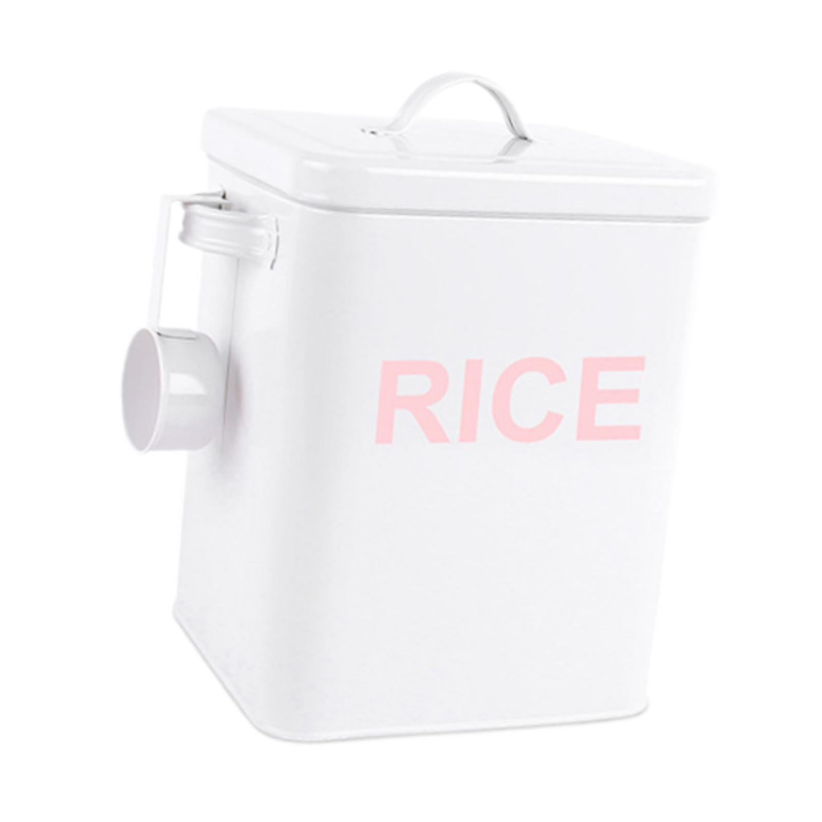 กล่องเก็บข้าวโลหะแบบมีฝาปิดพร้ - Kitchen Baking Pantry บทวิจารณ์และราคา