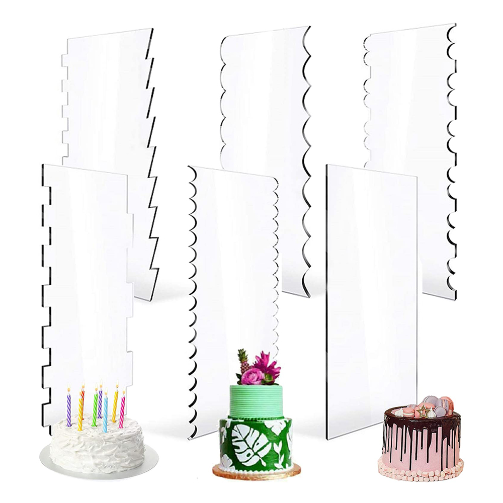 4/6 ชิ้นเค้กอะคริลิคตกแต่งชุดห - Fondant Smoother Set บทวิจารณ์และราคา