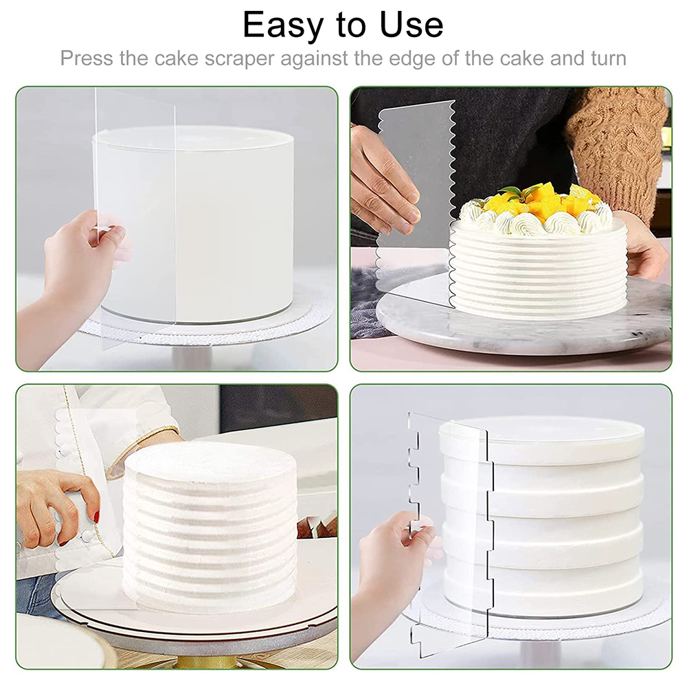 4/6 ชิ้นเค้กอะคริลิคตกแต่งชุดห - Fondant Smoother Set บทวิจารณ์และราคา