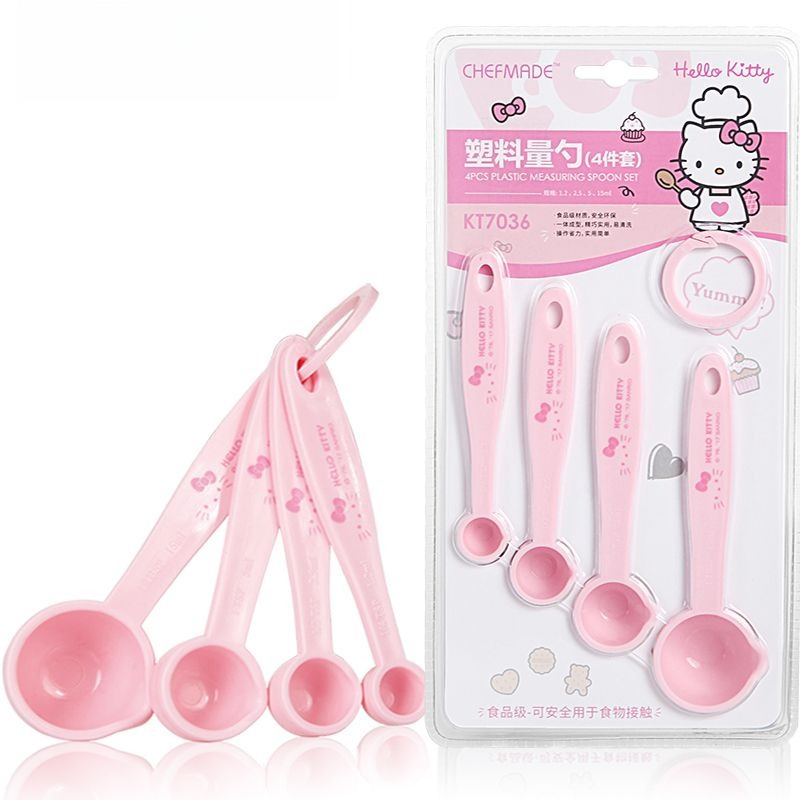 ชุดช้อนตวงลายเฮลโล คิตตี้ ช้อน - Kitchen Baking Items บทวิจารณ์และราคา