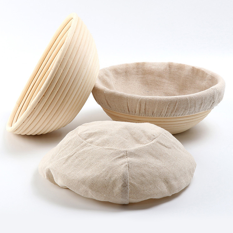 ตะกร้าขนมปังหวายธรรมชาติบุด้วย - Proofing Basket Banneton บทวิจารณ์และราคา