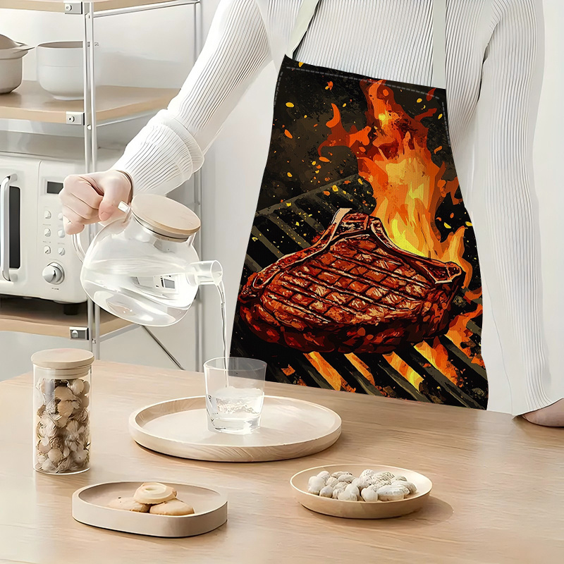 ผ้ากันเปื้อนบาร์บีคิวลายเตาปิ้ - Kitchen Baking Area Ideas บทวิจารณ์และราคา