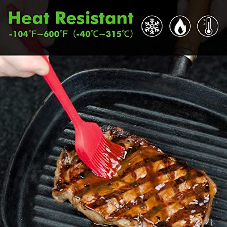 แปรงซิลิโคนสำหรับทาขนม - 2 ชิ้ - Pastry Brush Silicone บทวิจารณ์และราคา